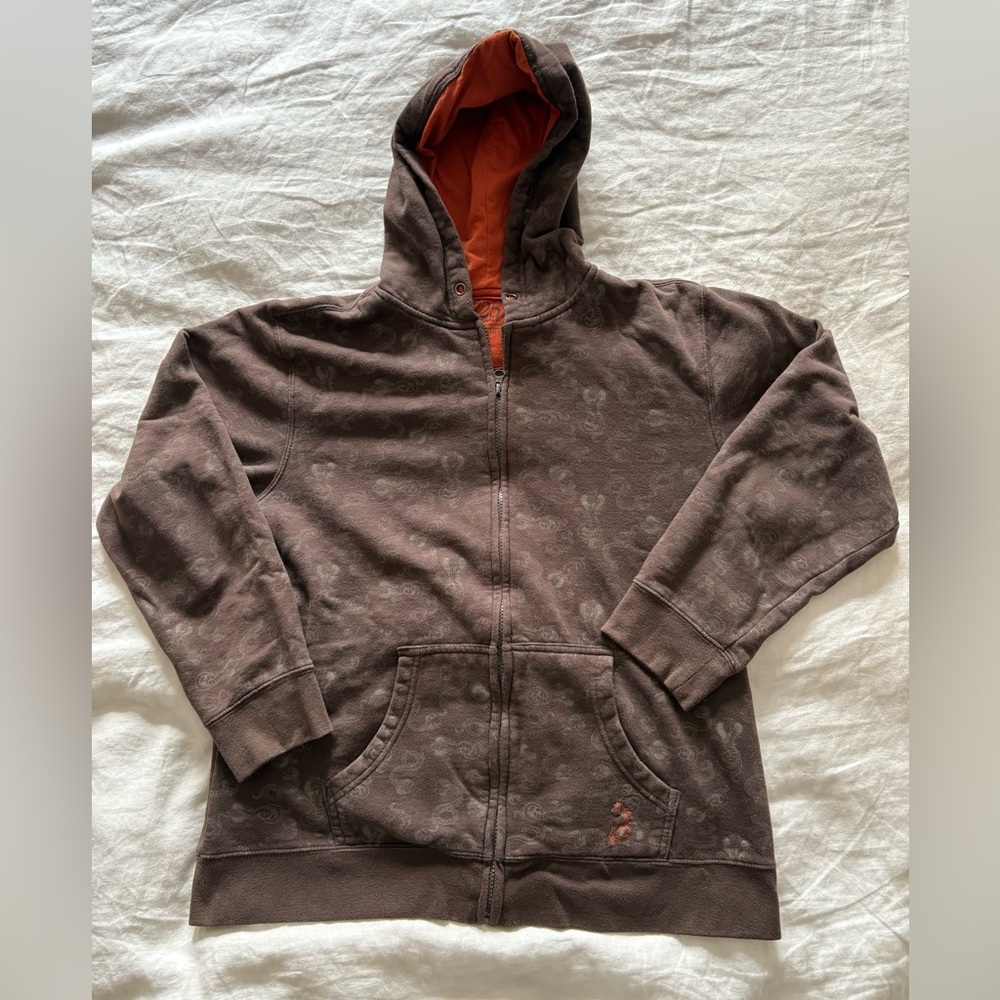 Vintage 725 Originals Snake Design Hoodie